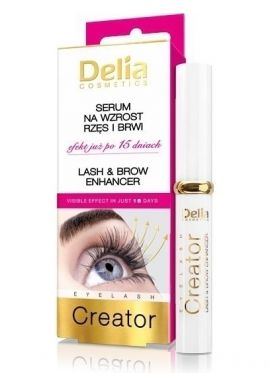 Delia Eyebrow Serum For The Growth Of Eyebrows And Eyelashes With Keratin