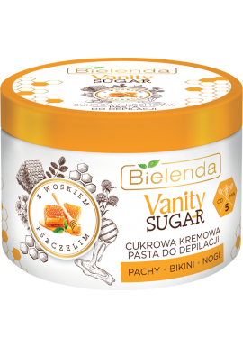 BIELENDA VANITY SUGAR Sugar cream paste for depilation with beeswax 100 g