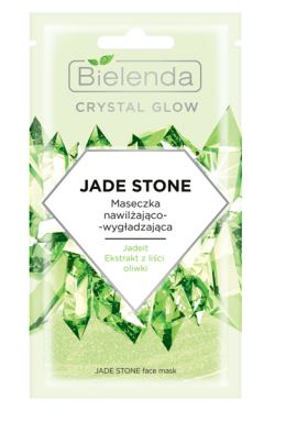 BIELENDA CRYSTAL GLOW JADE STONE moisturizing and smoothing mask 8g