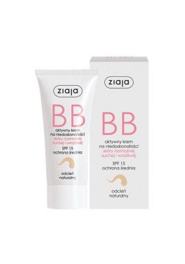 ZIAJA BB Normal Dry Skin Cream Natural Shade 50ml